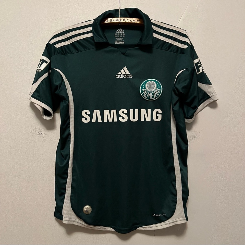 Adidas Palmeiras Green Soccer Football‎ Jersey Size 14A Boys XL